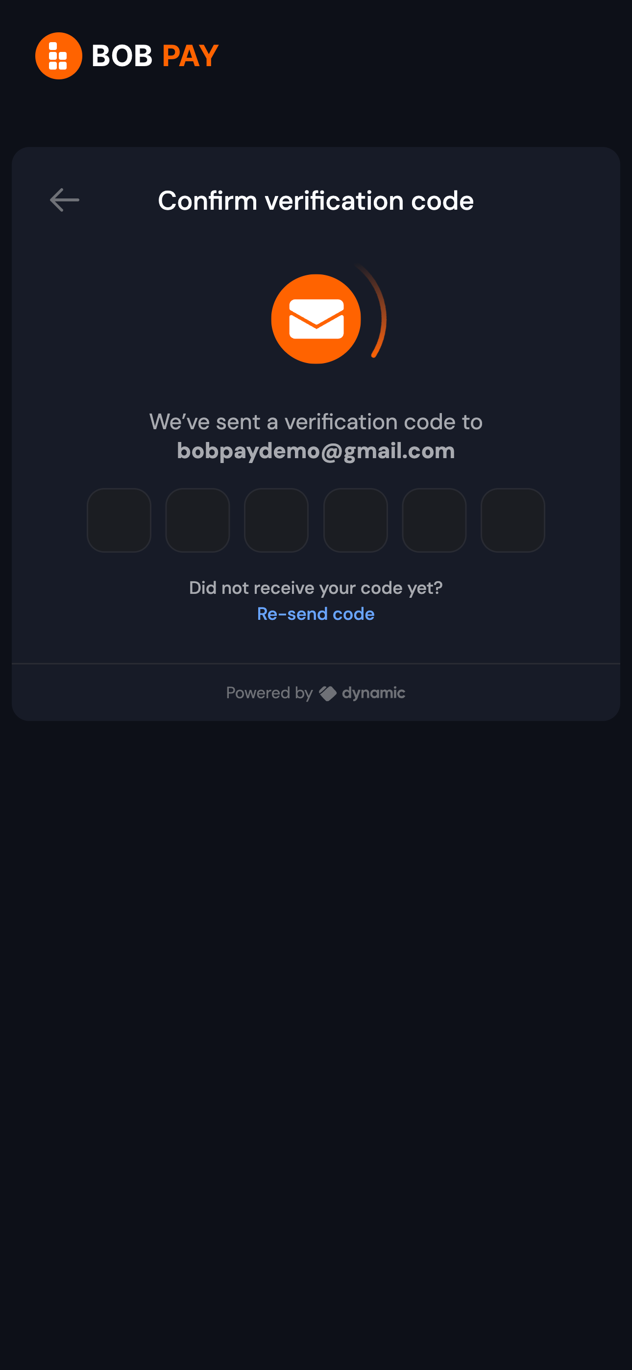 Verification code